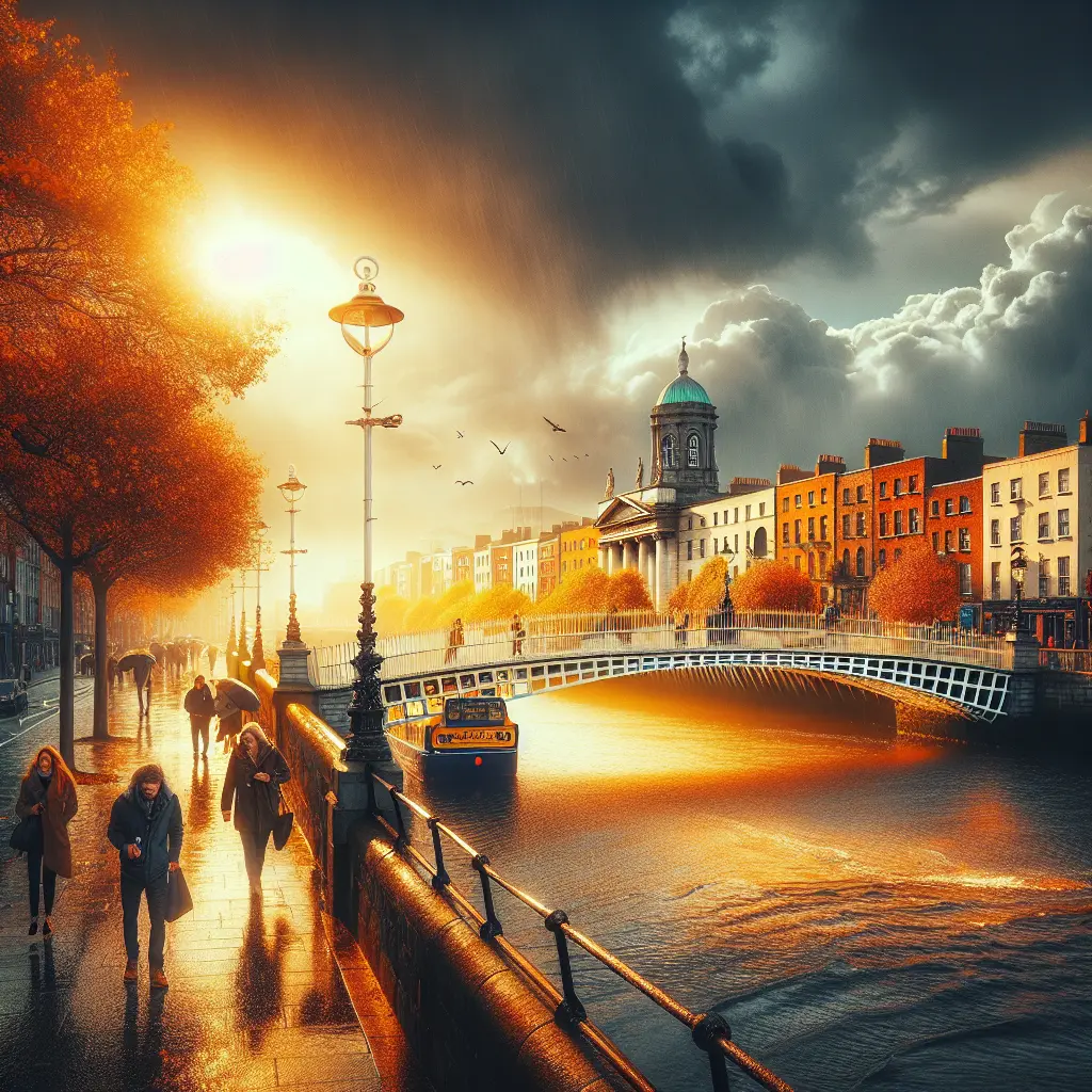 Hvordan er vejret i Dublin i oktober måned?